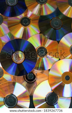 Background of compact disks or dvds - CD and DVD