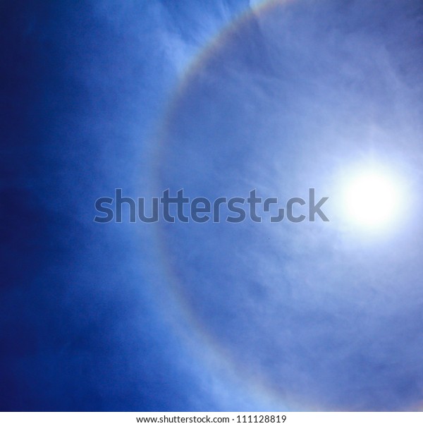 background Corona, ring\
around the sun