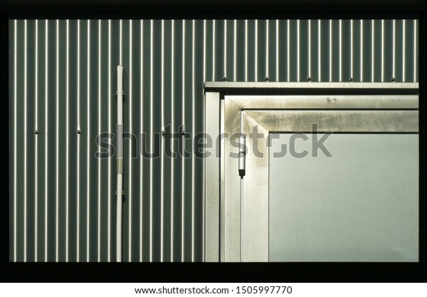 Background Corrugated Galvanized Iron Cgi Sheet Stock Photo Edit