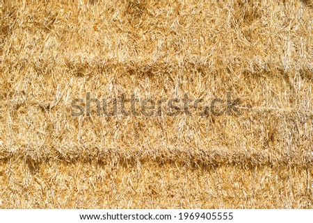 Similar – yellow straw bales on field