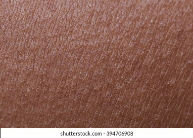 background of dark human skin texture
