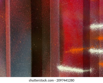 background dark paint wall abstract color pattern in graffiti style red vertical line for design