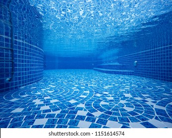 background' The Design under pools empty blue water transparent tiles blend ocean