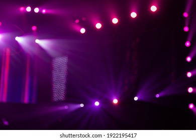 Background editing image source with spectacular stage lighting and light effects