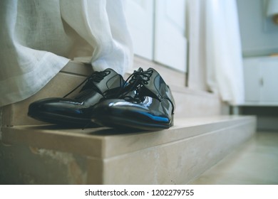 
background with elegant shoes - Shutterstock ID 1202279755