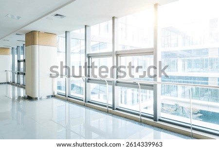 Background of empty hospital corridor