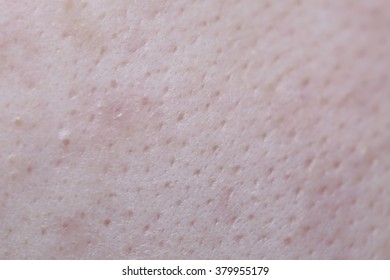 Background Of Female Face Skin Texture