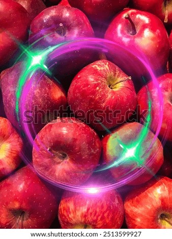 Similar – Image, Stock Photo Apple. Nutrition Natural