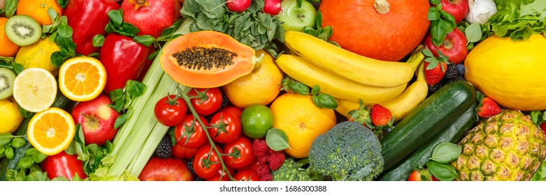 Background Food Fruits And Vegetables Collection Fruit Vegetable Healthy Eating Diet Apples Oranges Banner Tomatoes  Backgrounds