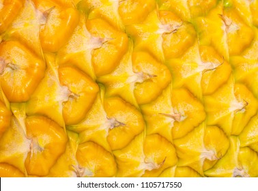 Background Of Fresh Pineapple Texture