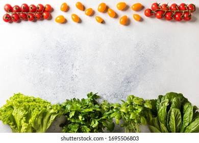  Background Of Fresh Vegetables And Herbs.Food Delivery Concept Of Healthy Eating. Food For Vegetarians.Vitamins In The Fight Against The Virus, Increasing Immunity. 

