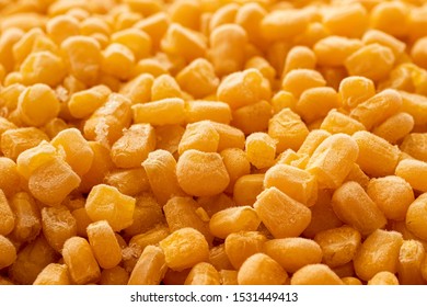 Background Of Frozen Sweet Corn. 