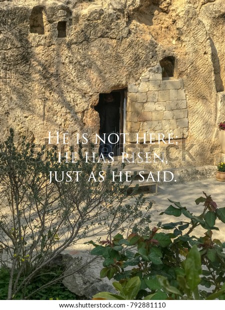 Background Garden Tomb Jesus Christ Jerusalem Stock Photo (Edit Now ...