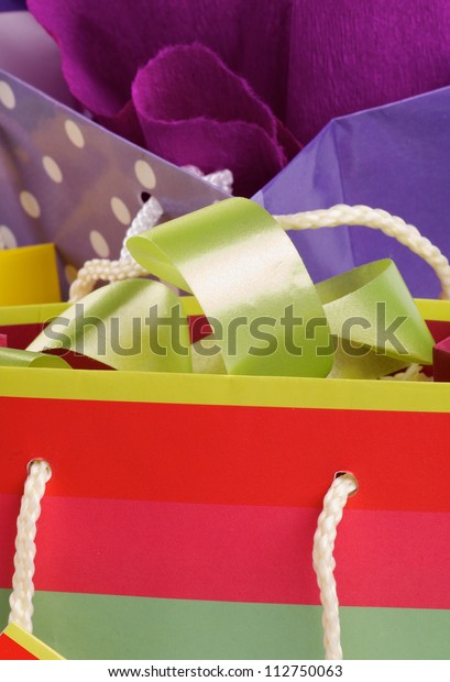 bags and ribbons