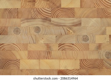 background of glued wooden blocks - Shutterstock ID 2086314964