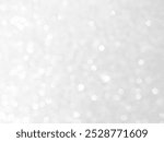 Background grey bokeh abstarct white beige circle light texture bubble blur pattern defocused glowing sparkle snow glitter snowflake magig backdrop ecosystem foreground card silver space decoration.