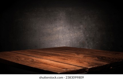 background in grunge style - empty table surface background
