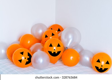 Background Of Halloween Balloons