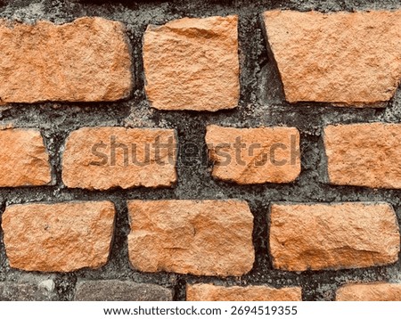 background with horizontal rectangular bricks
