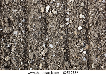 a background image of chalky limestone soil with patterns texture and lines