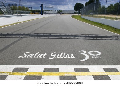 Background Image Of The Circuit Gilles Villeneuve, Montreal, Quebec, Canada