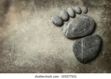 Background Image - Foot Shape By Stone