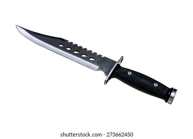 Background Image Of Hunting Or Fishing Knife.