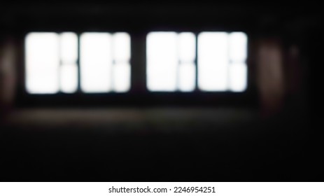 background image light Windows in the dark.