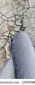 background image of running on a broken road