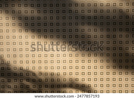 Background image showing a reflection of trees in warm tropical colours