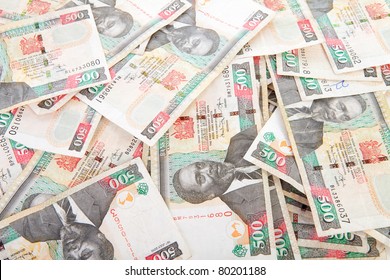 Background Of Kenyan Currency In Closeup