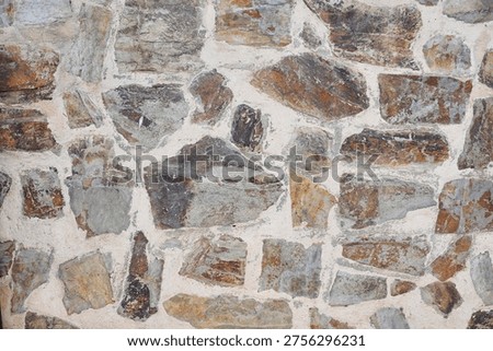 Background of a large ancient stone wall