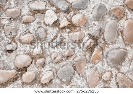 Background of a large ancient stone wall