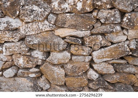 Background of a large ancient stone wall