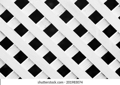 Background Of Lattice Fence Pattern