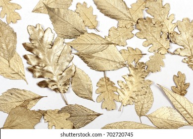 Background leaves autumn golden there is a place for the inscription - Powered by Shutterstock