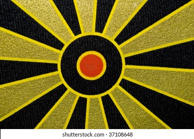 background made of target board