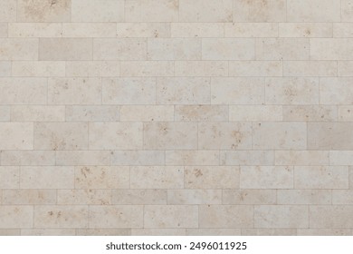 background of marble wall in brown pattern with petrification in tiles