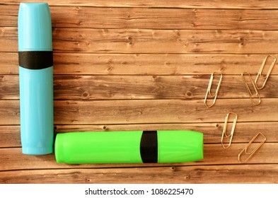 background markers set