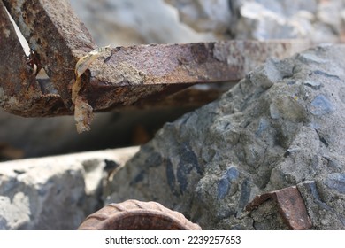 background material and old concrete texture
