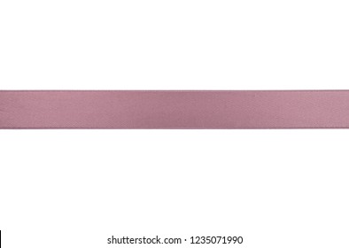 Background With Mauve Ribbon On White Background