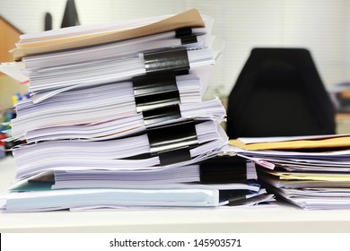 Background Of Mess Office Table