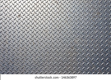 Background of metal  plate in silver color