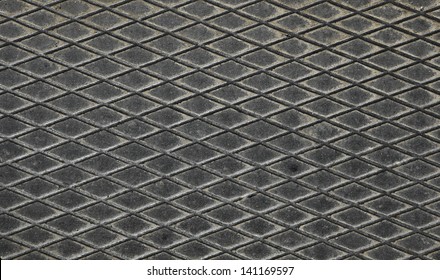 Background Of Metal With Repetitive Patten