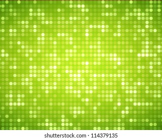 Background of multiples green dots Stock Photo