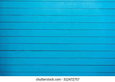 The Background Of New Blue Painted Wood