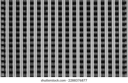 background of new high rise apartment building wall with many balcony and a lot windows. facade, exterior backdrop. facade of a multi-storey residential building.  - Powered by Shutterstock