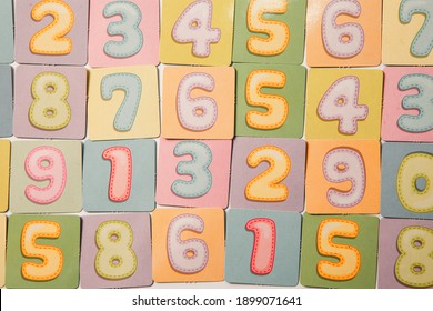 Background Of Numbers. Finance Data Concept. Matematic. Seamless Pattern With Numbers. Financial Crisis Concept. Business Success.