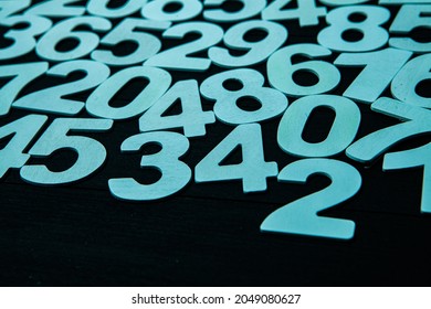 Background of numbers or seamless pattern with numbers.