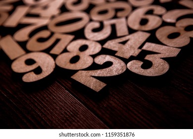Background of numbers. from zero to nine. Background with numbers. Numbers texture.